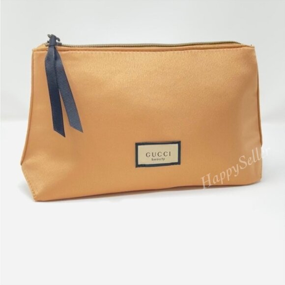 Gucci Pouch Cosmetic Bag Makeup Case Trousse Travel Toiletry Bag Zippered NEW - Picture 1 of 9